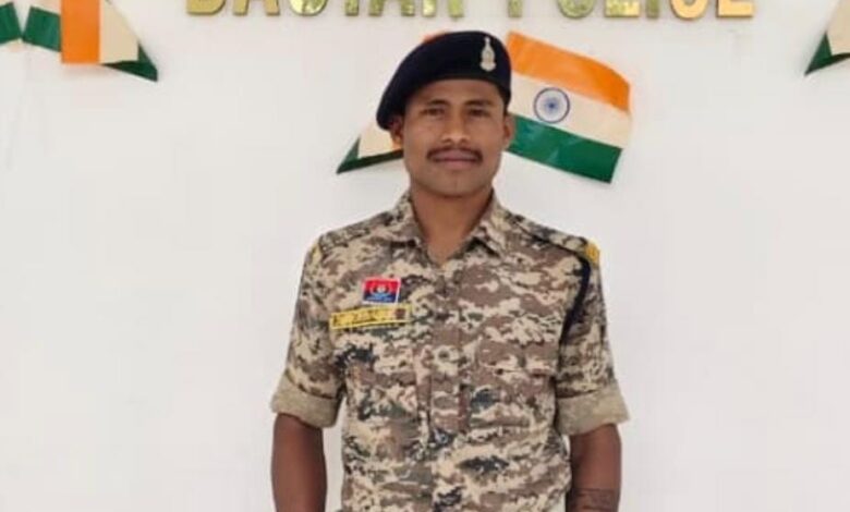 जगदलपुर नेशनल हाइवे हादसे में डीआरजी जवान भरत भारती शहीद