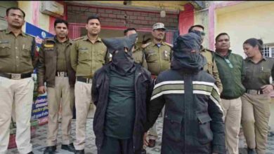 गौ रक्षक सूचना पर पुलिस की कार्रवाई, तीन आरोपी गिरफ्तार, भारी सामान जब्त