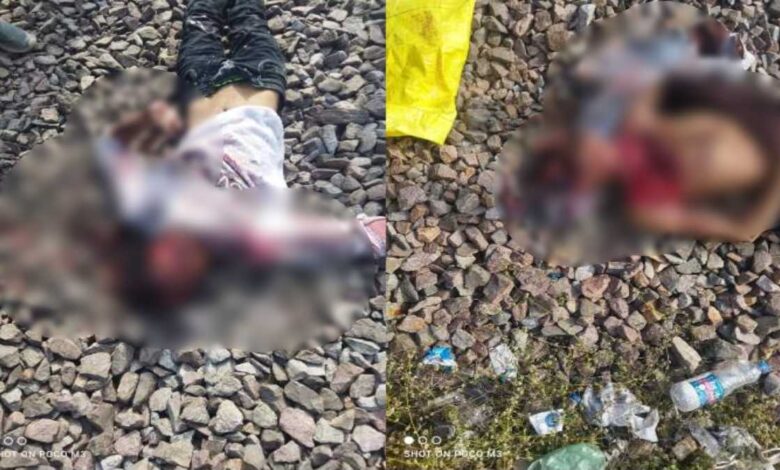 ग्वालियर में जीटी एक्सप्रेस ट्रेन हादसा 2 मजदूरों की मौत