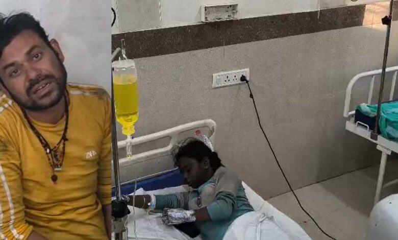 गौरेला में नशे में पति ने पत्नी और साली पर पेट्रोल डालकर आग लगाई