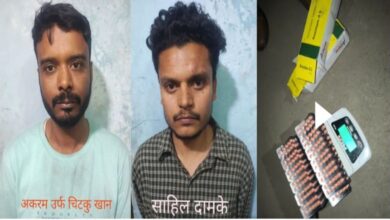 खजराना पुलिस की बड़ी कार्रवाई: 1200 नशीली गोलियों के साथ दो गिरफ्तार