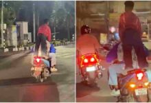 भोपाल में सड़क पर नाबालिग का खतरनाक स्टंट, जान का जोखिम