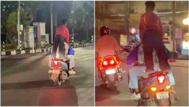 भोपाल में सड़क पर नाबालिग का खतरनाक स्टंट, जान का जोखिम