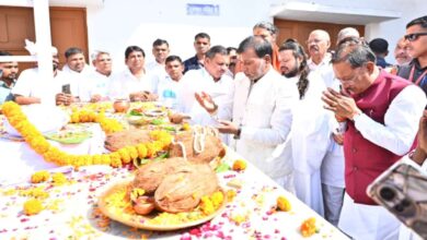 मुख्यमंत्री साय ने रायपुर से गिरौदपुरी तक विशाल सतनाम सद्भाव पदयात्रा का शुभारंभ किया