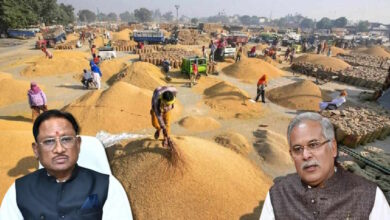 धान खरीदी बंद, किसानों के भविष्य पर सियासत तेज—भूपेश बघेल ने सीएम साय से मांगा जवाब धान खरीदी बंद, किसानों के भविष्य पर सियासत तेज—भूपेश बघेल ने सीएम साय से मांगा जवाब