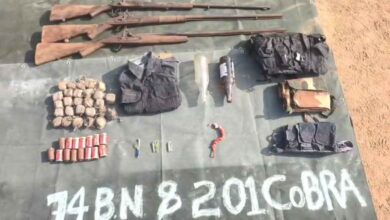 सुरक्षाबलों की कार्रवाई से नक्सलियों में हड़कंप, गोगुंडा में बम सहित हथियार बरामद