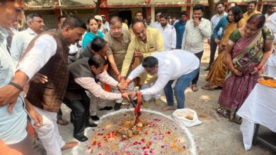 छत्तीसगढ़ महाविद्यालय में होगा अतिरिक्त कक्ष का निर्माण, हुआ भूमिपूजन