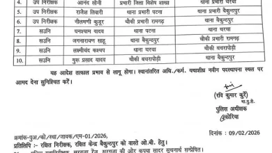 2 निरीक्षक, 4 उप निरीक्षक, 4 सहायक उप निरीक्षक सहित 69 पुलिसकर्मियों को मिली नई पदस्थापना