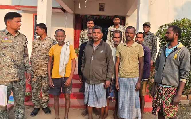 गोवंश का वध करने वाले 7 आराेपित गिरफ्तार