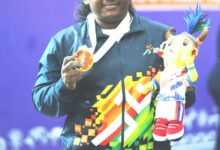 86 किलोग्राम भारोत्तोलन में महाराष्ट्र की साक्षी बुरकुले ने जीता स्वर्ण