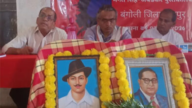 मजदूरों-किसानों, ग्रामीणों और नौजवानों के लिए बंगोली गांव में जसम ने खोला भगत सिंह-अंबेडकर पुस्तकालय