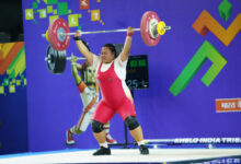 महिला 86+ किग्रा वेटलिफ्टिंग में मिजोरम की ज़ोसांगज़ुआली ने जीता स्वर्ण