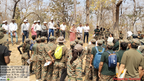 प्रशिक्षु आईएफएस अधिकारियों ने छत्तीसगढ़ में भू-जल संरक्षण कार्यों का किया अध्ययन