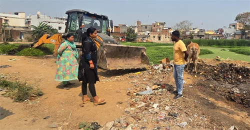 टिकरापारा, पचपेड़ी नाका में शासकीय तालाब अतिक्रमण मुक्त