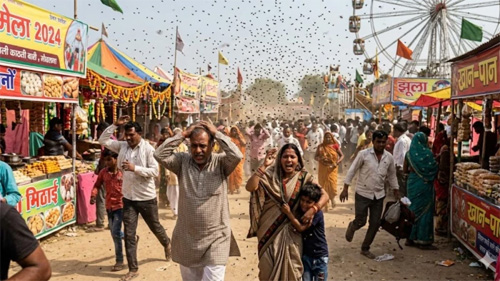 मावली देव मेले में मधुमक्खियों ने किया हमला, 15 घायलों में से 5 की हालत गंभीर मावली देव मेले में मधुमक्खियों ने किया हमला, 15 घायलों में से 5 की हालत गंभीर