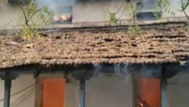 तहसील कार्यालय में लगी अचानक भीषण आग, रिकॉर्ड रूम के कुछ हिस्से जले