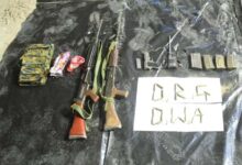 दंतेवाड़ा मुठभेड़ में 5 लाख का इनामी एसीएम कैडर का नक्सली राजेश ढेर