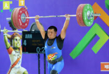 भारत्तोलन पुरुष 88 किग्रा वर्ग में अरुणाचल के रुबा ताडु बने चैंपियन