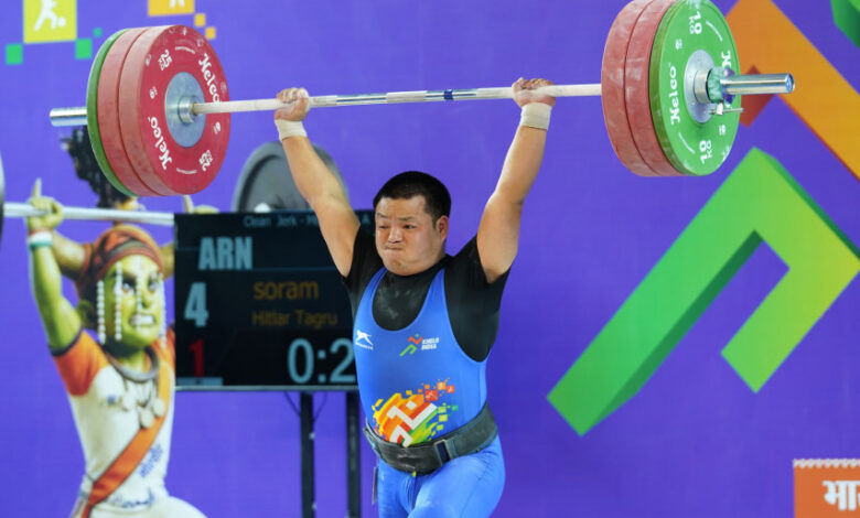 भारत्तोलन पुरुष 88 किग्रा वर्ग में अरुणाचल के रुबा ताडु बने चैंपियन