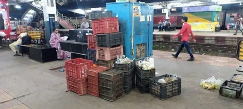 विशेष गहन अभियान में अनाधिकृत वेंडर एवं बिना लगेज बुक के फल पकडे गये विशेष गहन अभियान में अनाधिकृत वेंडर एवं बिना लगेज बुक के फल पकडे गये