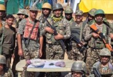 नक्सलियों द्वारा छुपा कर रखे गये भरमार राईफल व विस्फोटक बरामद