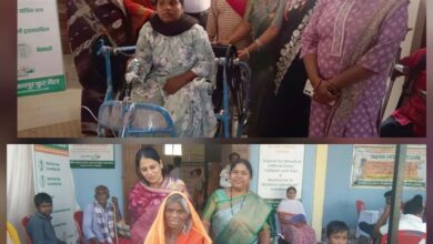 दिव्यांगों के लिए आयोजित शिविर में 120 हितग्राहियों को मिला आधुनिक उपकरण दिव्यांगों के लिए आयोजित शिविर में 120 हितग्राहियों को मिला आधुनिक उपकरण