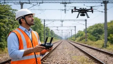 रायपुर मंडल में ओएचई निरीक्षण के लिए एआई-संचालित ड्रोन की तैनाती रायपुर मंडल में ओएचई निरीक्षण के लिए एआई-संचालित ड्रोन की तैनाती