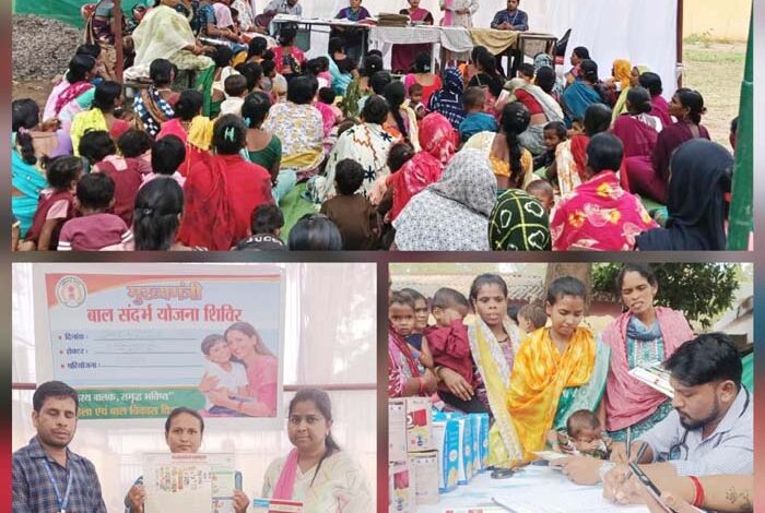 छापर भानपुरी में मुख्यमंत्री बाल संदर्भ योजना के तहत स्वास्थ्य जांच शिविर संपन्न