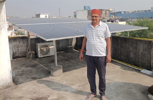 जितेन्द्र को बिजली बिल से मिली राहत, माइनस 429 आया बिजली बिल