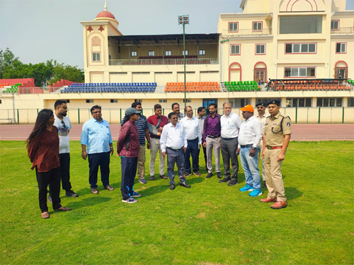 खेलो इंडिया ट्रायबल गेम्स 2026 : तैयारियों को लेकर संभागायुक्त कांवरे ने ली बैठक खेलो इंडिया ट्रायबल गेम्स 2026 : तैयारियों को लेकर संभागायुक्त कांवरे ने ली बैठक