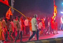 श्रीरामनवमी पर निकाली गई रैली, जय श्रीराम के नारों से गूंजा शहर