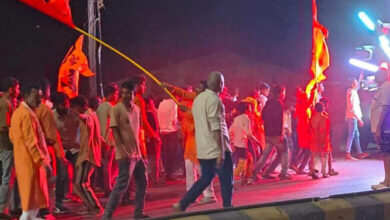 श्रीरामनवमी पर निकाली गई रैली, जय श्रीराम के नारों से गूंजा शहर