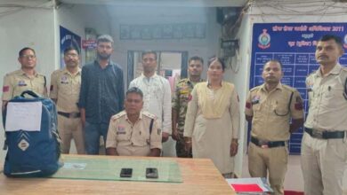 10.36 किलो अवैध गांजा के साथ दो गिरफ्तार