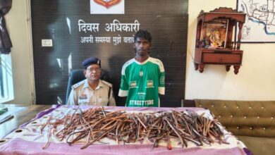 ब्यूटी सैलून और इलेक्ट्रॉनिक दुकान से एसी कॉपर पाइप चोरी करने वाला शातिर चोर गिरफ्तार ब्यूटी सैलून और इलेक्ट्रॉनिक दुकान से एसी कॉपर पाइप चोरी करने वाला शातिर चोर गिरफ्तार