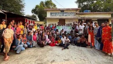 कुम्हारवंड में आयोजित एनएसएस की सात दिवसीय शिविर का हुआ समापन