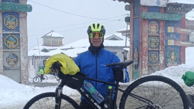 साइकिलिस्ट सुरेश दुआ ने की तवांग की रोमांचक साइकिल यात्रा