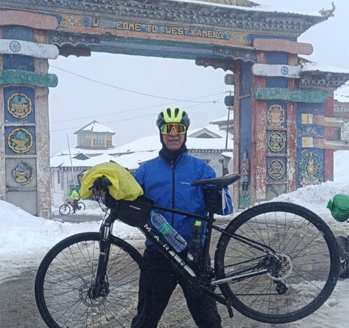 साइकिलिस्ट सुरेश दुआ ने की तवांग की रोमांचक साइकिल यात्रा साइकिलिस्ट सुरेश दुआ ने की तवांग की रोमांचक साइकिल यात्रा