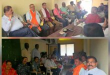 श्रीरामनवमी व महासभा की तैयारियों को लेकर 360 घर आरण्यक ब्राह्मण समाज की हुई बैठक