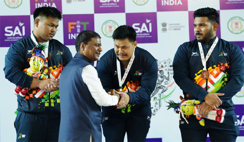 वेटलिफ्टिंग स्पर्धा में अरुणाचल पुरुष और असम महिला वर्ग में ओवरऑल चैम्पियन, छत्तीसगढ़ के रिशिका ने रजत और लकी ने जीता कांस्य वेटलिफ्टिंग स्पर्धा में अरुणाचल पुरुष और असम महिला वर्ग में ओवरऑल चैम्पियन, छत्तीसगढ़ के रिशिका ने रजत और लकी ने जीता कांस्य
