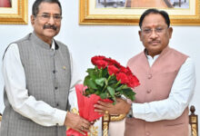 मुख्यमंत्री साय से छत्तीसगढ़ राज्य पुलिस जवाबदेही प्राधिकरण के नव पदस्थ सदस्य श्रीवास्तव ने की सौजन्य भेंट