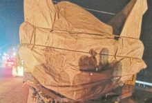 खड़ी ट्रक से मोटरसाइकिल टकराई, तीन युवकों की मौत