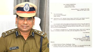 अवैध नशे के खिलाफ अभियान के बाद IPS संतोष सिंह को CISF में नई जिम्मेदारी अवैध नशे के खिलाफ अभियान के बाद IPS संतोष सिंह को CISF में नई जिम्मेदारी