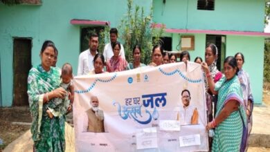 ग्राम गिधली बसना हर घर जल ग्राम के रूप में प्रमाणित