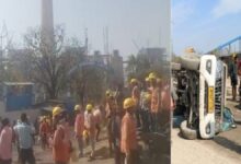 सिंगरौली अडानी पावर प्लांट में मजदूर हादसा मौत के बाद कर्मचारियों का आक्रोश