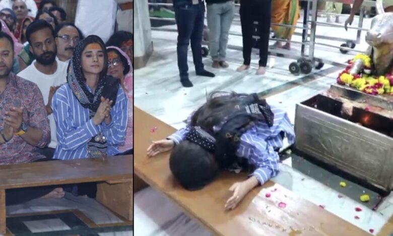 कनिका मान ने उज्जैन में महाकाल के दर्शन कर भक्ति भाव का अनुभव किया