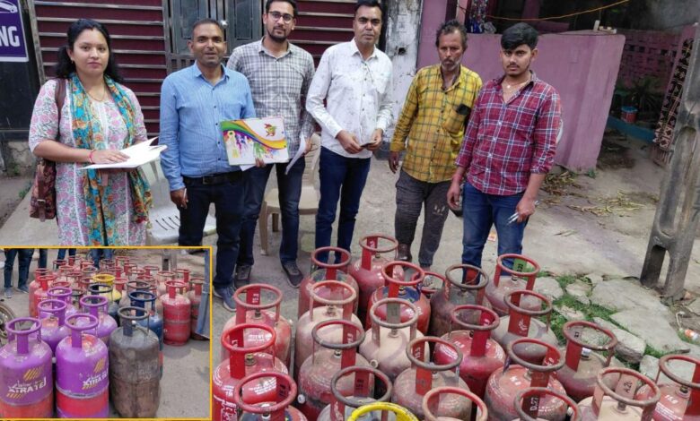 बस्तर में गैस कालाबाजारी पर बड़ी कार्रवाई, 34 सिलेंडर जब्त