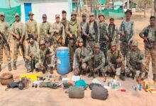 सुकमा सीआरपीएफ ने नक्सलियों के डंप साइट से 18 किलो विस्फोटक बरामद