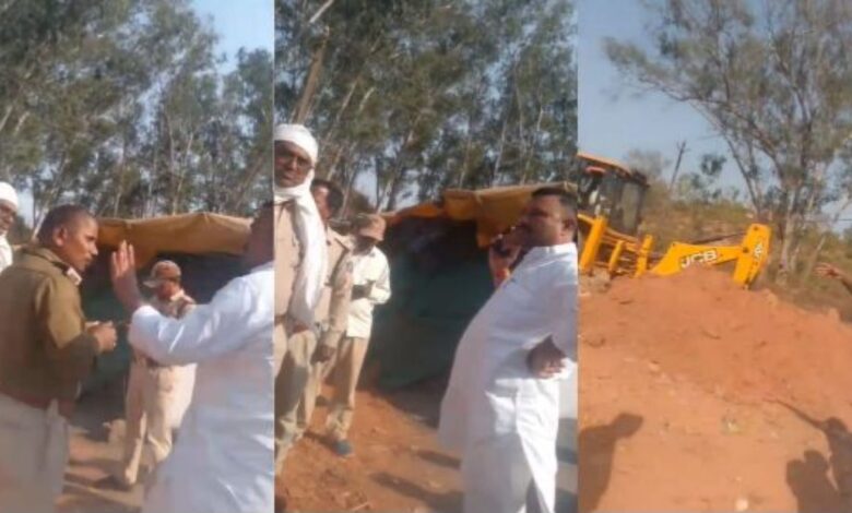 बीजेपी अध्यक्ष और वन विभाग में टकराव, मुनारा निर्माण पर लगा रोक