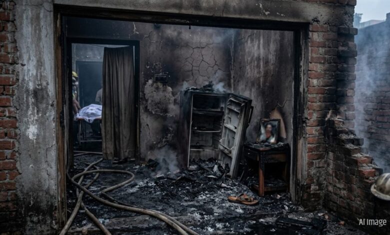 बिलासपुर में फ्रिज ब्लास्ट घर में आग, महिला जिंदा जलकर हुई मौत बिलासपुर में फ्रिज ब्लास्ट घर में आग, महिला जिंदा जलकर हुई मौत