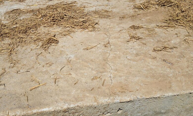 मुख्यमंत्री के नाम से बना विकास की नींव गौरव पथ में घटिया निर्माण, जगह जगह सीसी रोड में दरार, शहर से लगे गांव में भष्ट्राचार